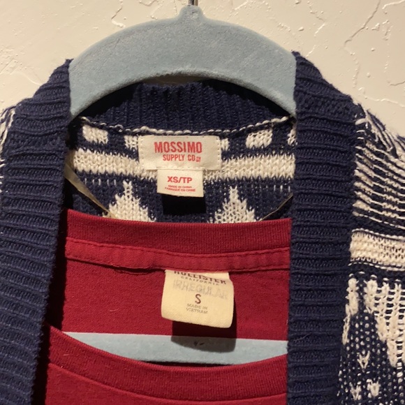 Hollister shirt and cardigan - Picture 2 of 6